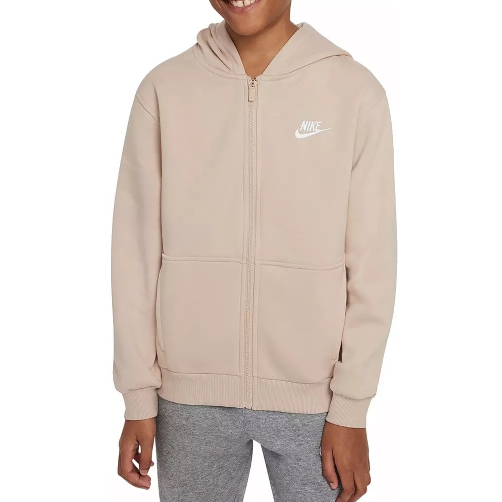 Nike All Kids Fit Sportswear Club Fleece Full-Zip Hoodie - Picture 9 of 9